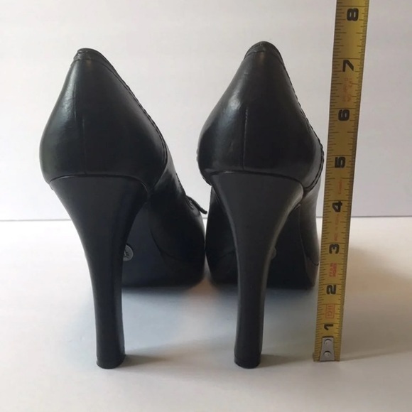 Frye Gail Peep Toe Platform Heels - Picture 5 of 6
